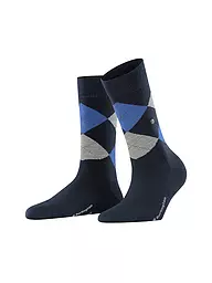 BURLINGTON | Chaussettes femme MARYLEBONE 36-41 sauge | Bleu foncé