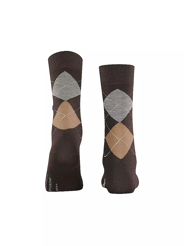 BURLINGTON | Chaussettes femme MARYLEBONE 36-41 marron foncé | Marron