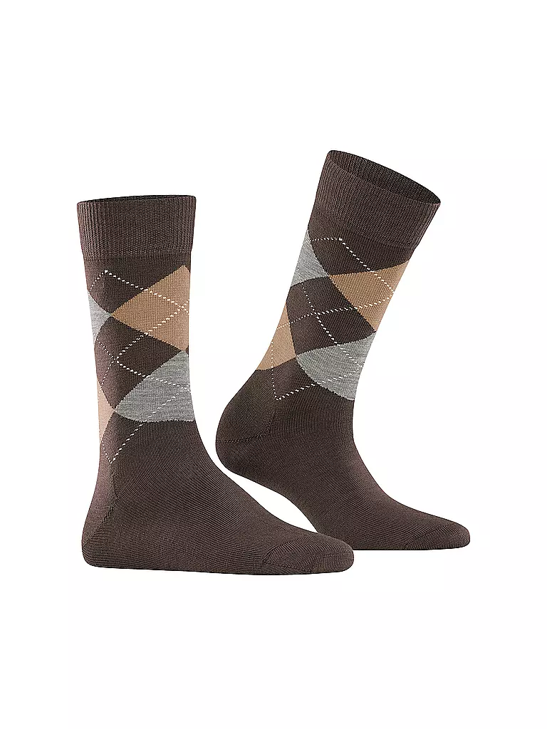 BURLINGTON | Chaussettes femme MARYLEBONE 36-41 marron foncé | Marron
