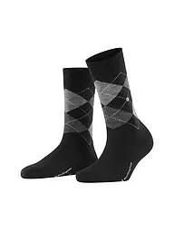 BURLINGTON | Chaussettes femme MARYLEBONE 36-41 sauge | Noir