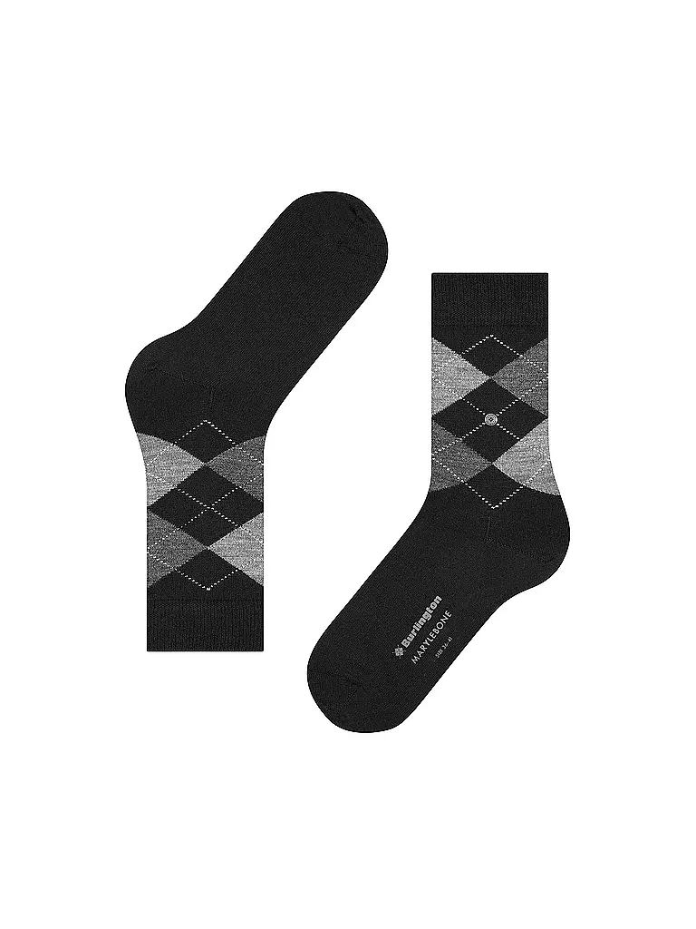 BURLINGTON | Chaussettes femme MARYLEBONE 36-41 noir | schwarz