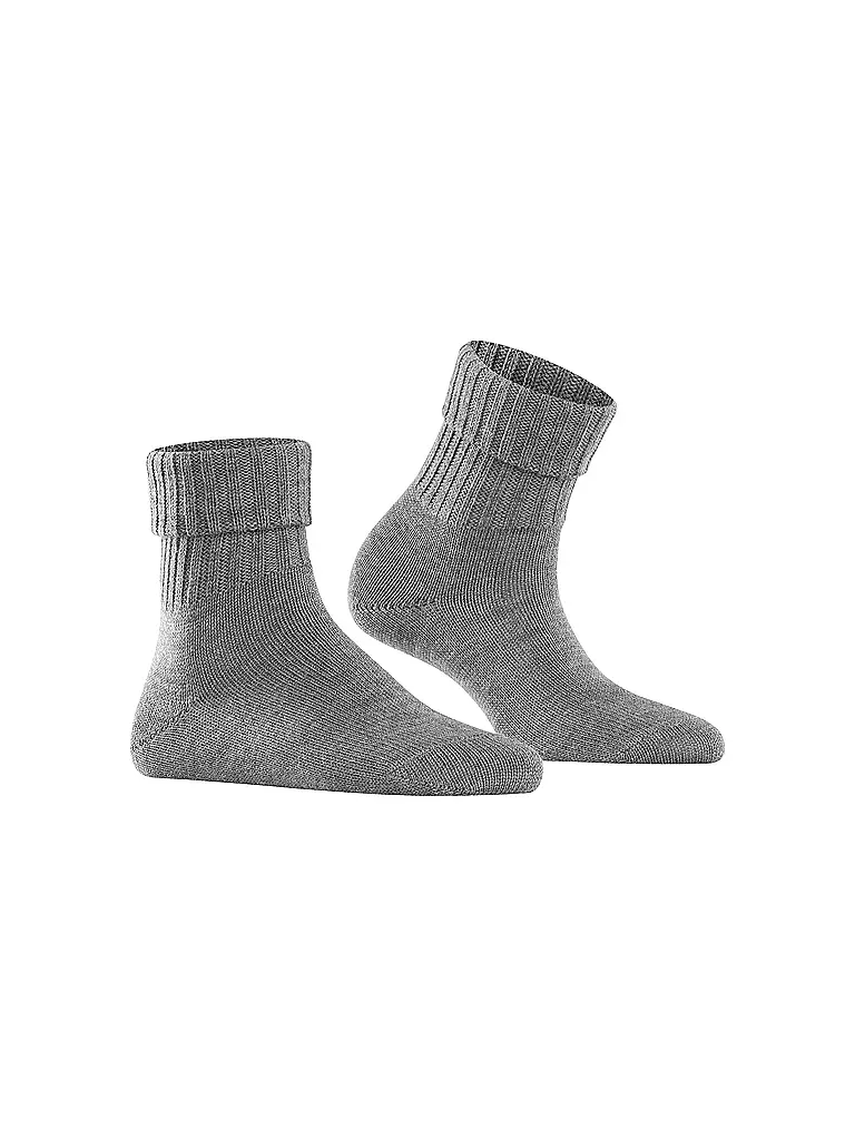 BURLINGTON | Chaussettes femme PLYMOUTH 36-41 gris foncé | 