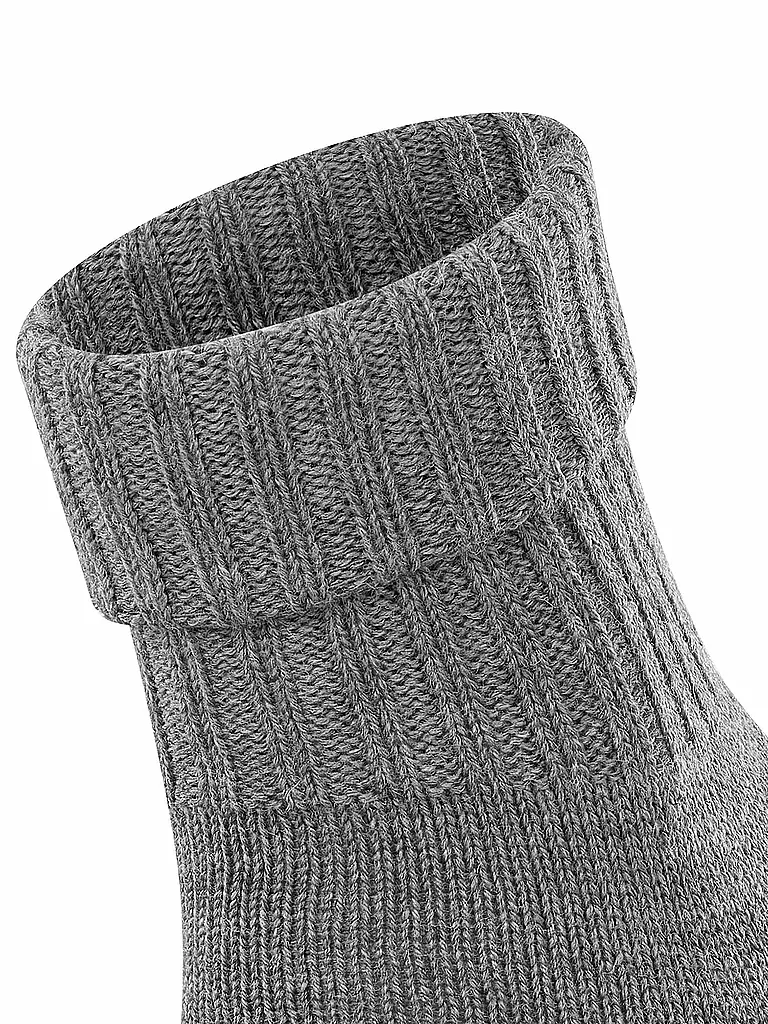 BURLINGTON | Chaussettes femme PLYMOUTH 36-41 gris foncé | 