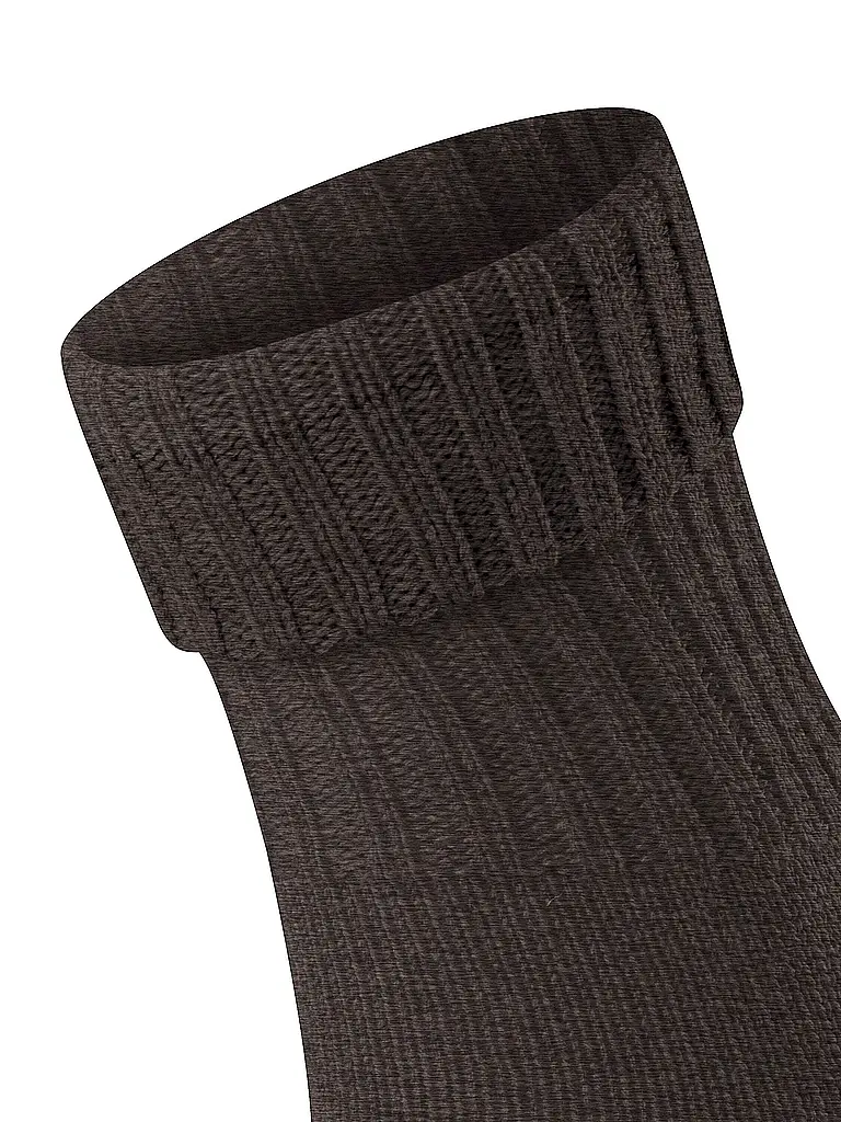 BURLINGTON | Chaussettes femme PLYMOUTH 36-41 marron foncé | 
