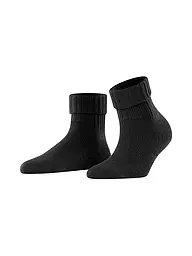 BURLINGTON | Chaussettes femme PLYMOUTH 36-41 blanc laine | Noir