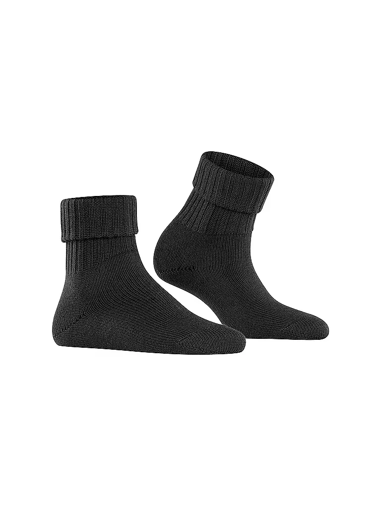 BURLINGTON | Chaussettes femme PLYMOUTH 36-41 noir | 