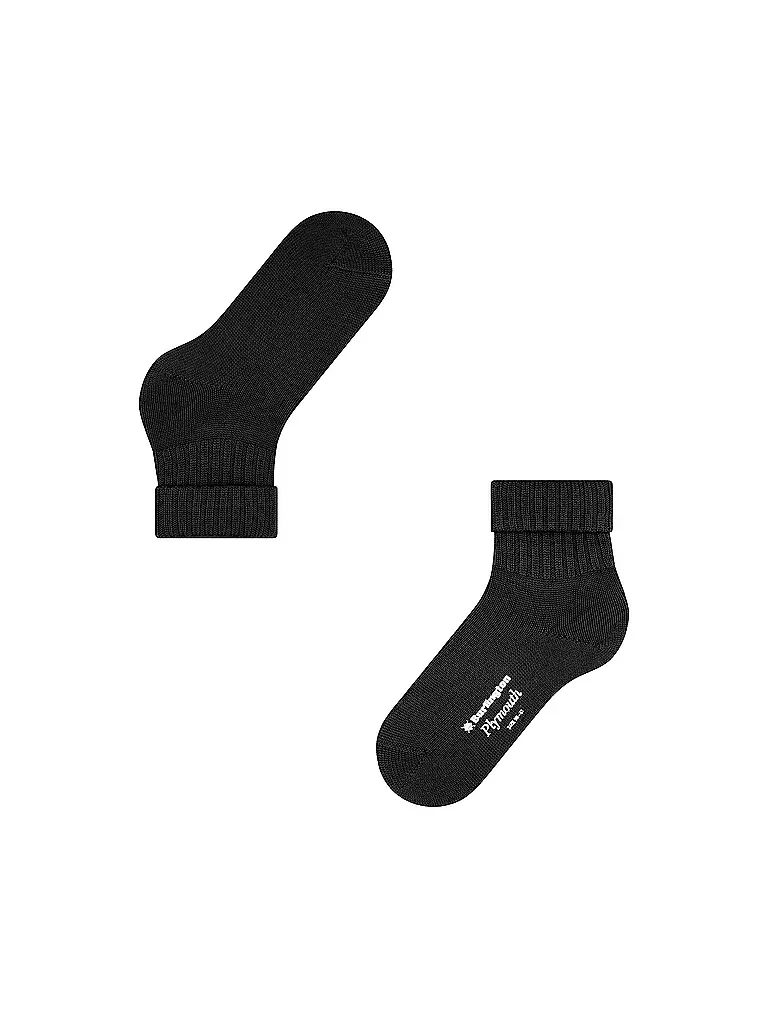 BURLINGTON | Chaussettes femme PLYMOUTH 36-41 noir | 