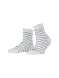 BURLINGTON | Chaussettes femme SWANSEA 36-41 marine | Blanc