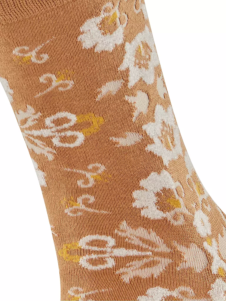 BURLINGTON | Chaussettes femme VELVET BLOOMS 36-41 cassonade | braun