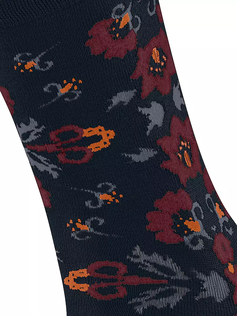 BURLINGTON | Chaussettes Femme VELVET BLOOMS 36-41 marine | dunkelblau