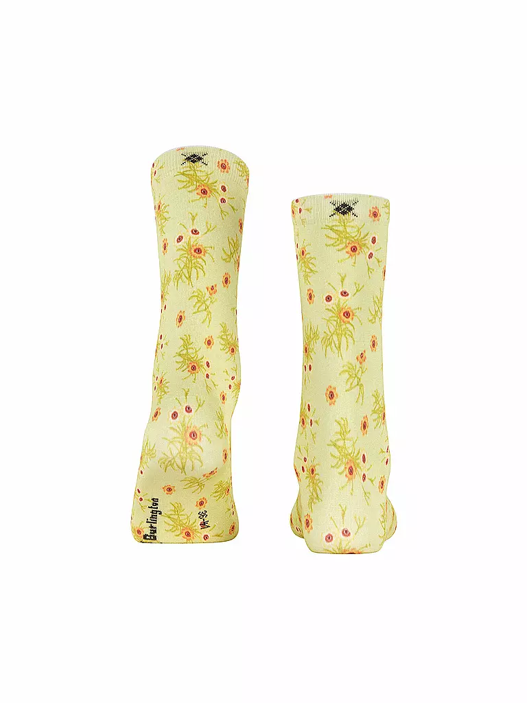 BURLINGTON | Chaussettes FLORAL ROMANCE 36-41 lemon | 
