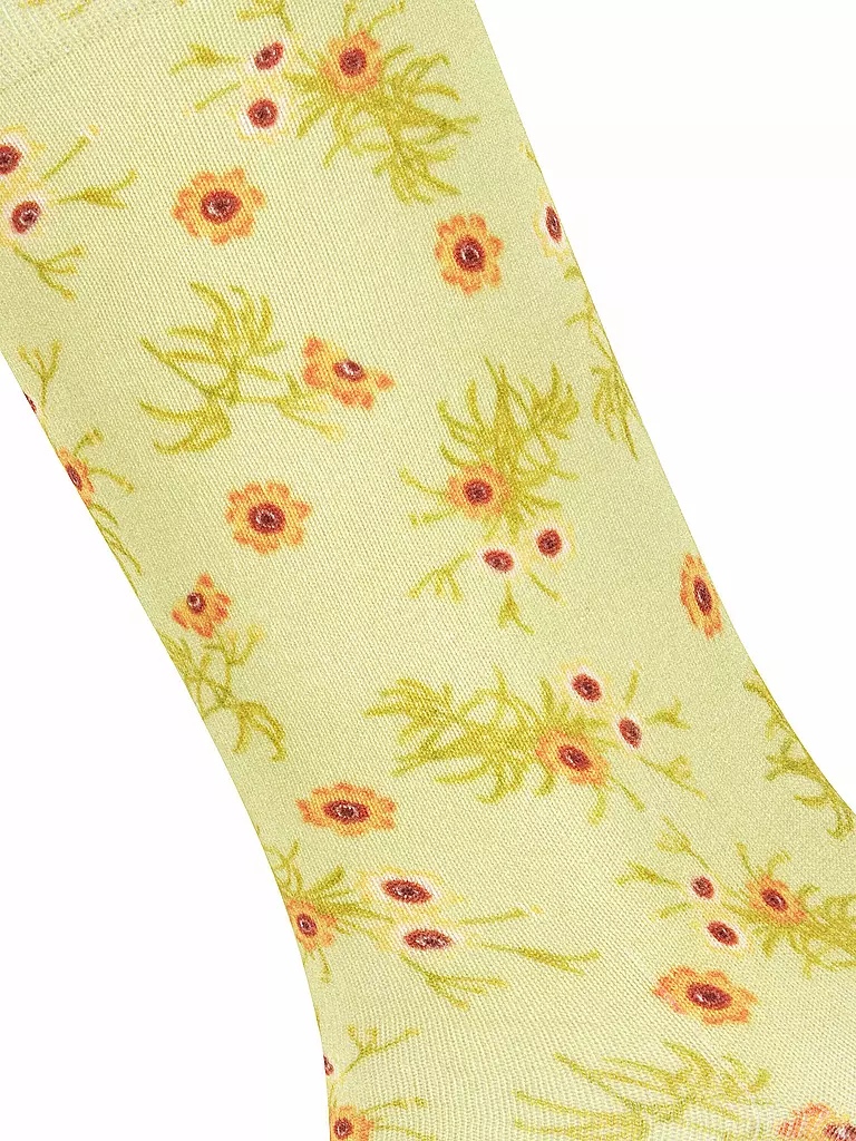 BURLINGTON | Chaussettes FLORAL ROMANCE 36-41 lemon | 
