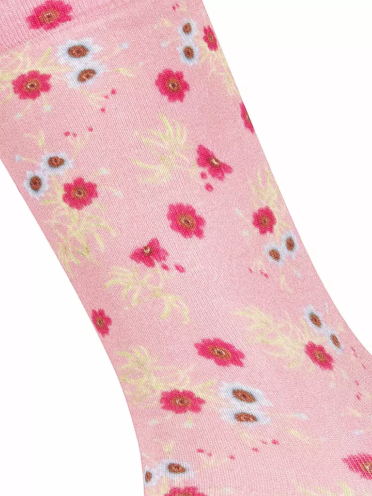BURLINGTON | Chaussettes FLORAL ROMANCE 36-41 rose poudré | 