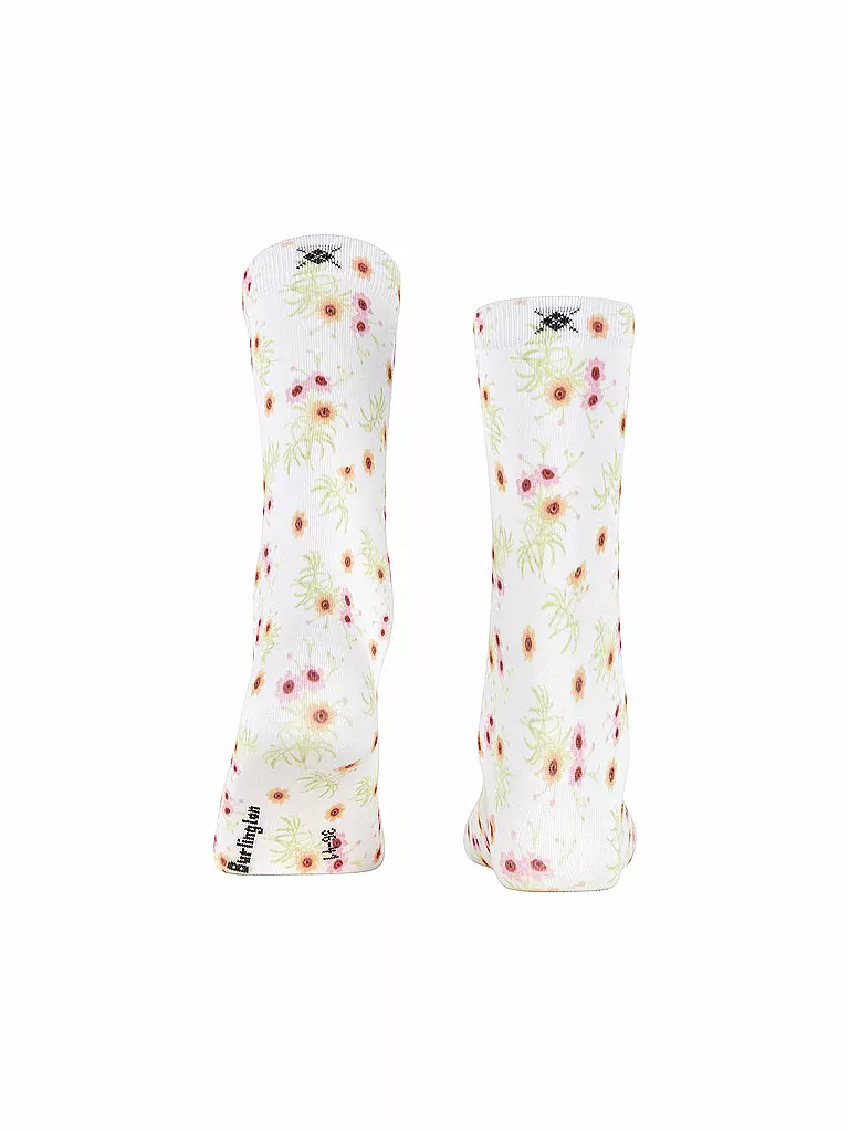 BURLINGTON | Chaussettes FLORAL ROMANCE 36-41 white | 