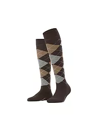 BURLINGTON | Chaussettes hautes pour femmes MARYLEBONE 36-41 | Marron