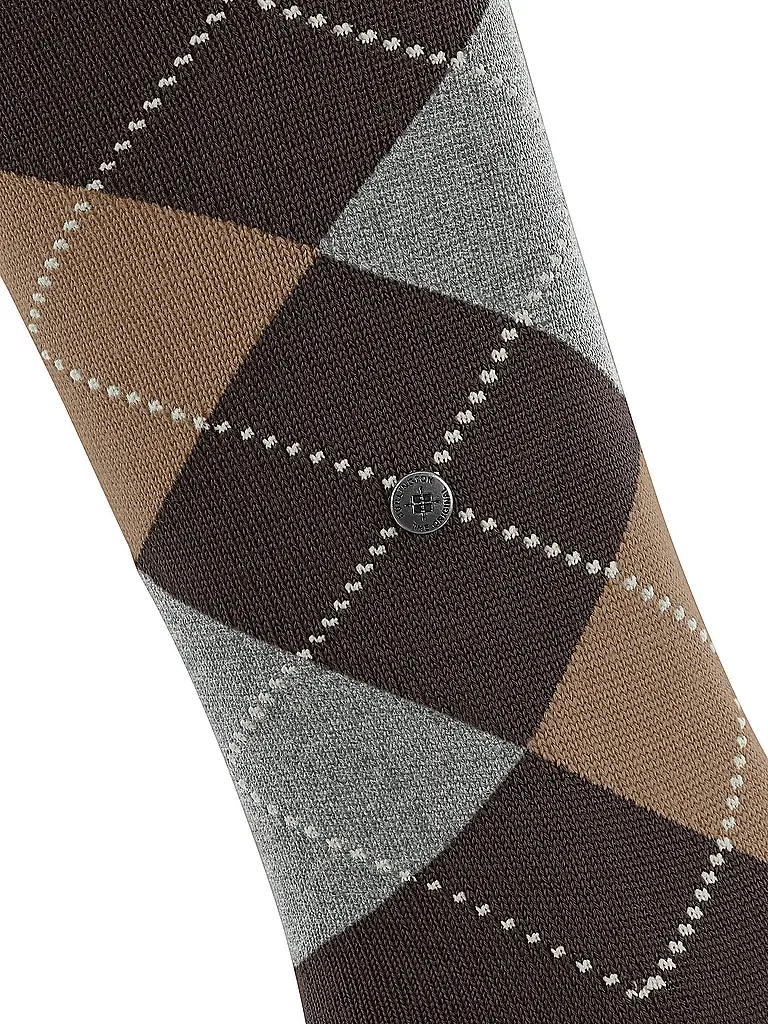 BURLINGTON | Chaussettes hautes femme MARYLEBONE marron foncé | 