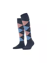 BURLINGTON | Chaussettes hautes pour femmes MARYLEBONE 36-41 | Bleu