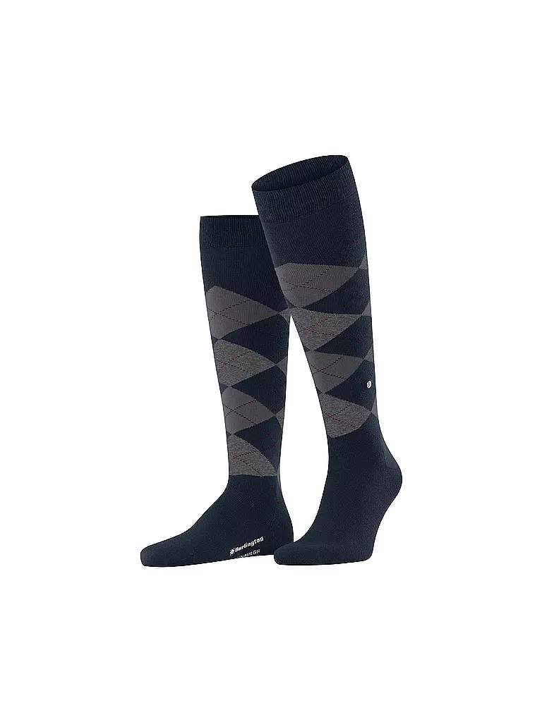 BURLINGTON | Chaussettes hautes pour homme EDINBURGH 40-46 marine | dunkelblau