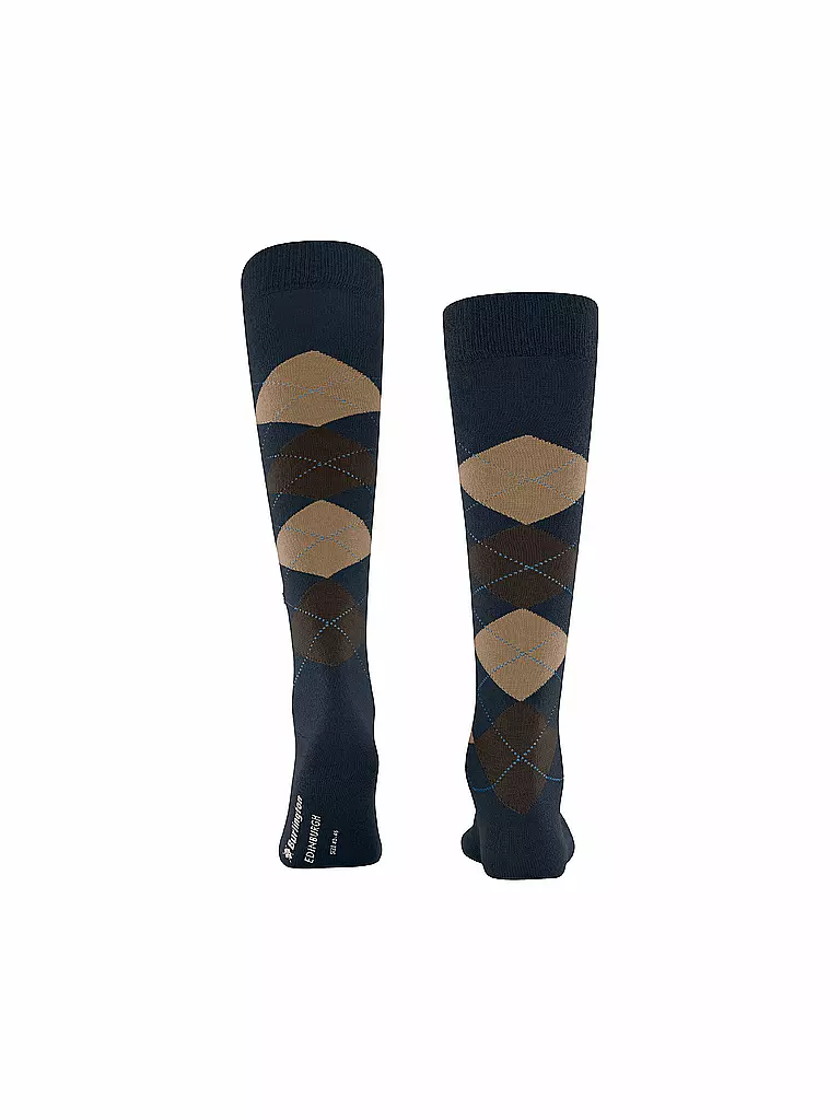BURLINGTON | Chaussettes hautes pour homme EDINBURGH 40-46 marine | 