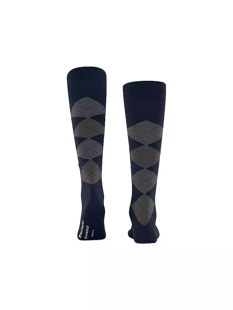 BURLINGTON | Chaussettes hautes pour homme EDINBURGH 40-46 marine | 