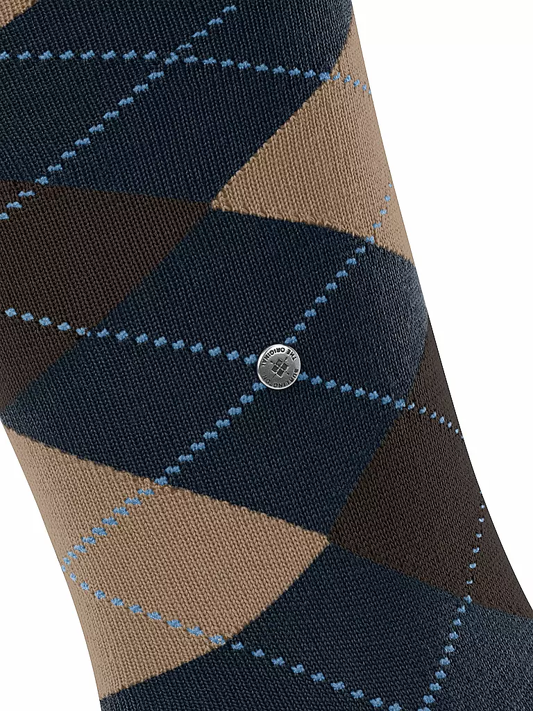 BURLINGTON | Chaussettes hautes pour homme EDINBURGH 40-46 marine | 
