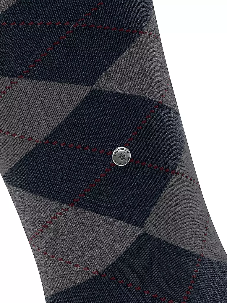 BURLINGTON | Chaussettes hautes pour homme EDINBURGH 40-46 marine | 
