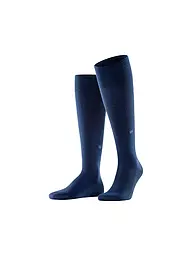 BURLINGTON | Chaussettes hautes pour homme LEEDS 40-46 marron foncé | Bleu foncé