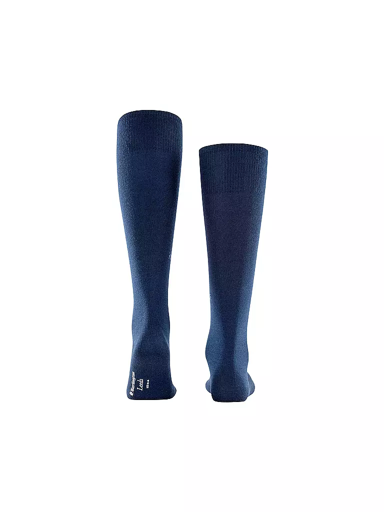 BURLINGTON | Chaussettes hautes pour homme LEEDS 40-46 marine | 