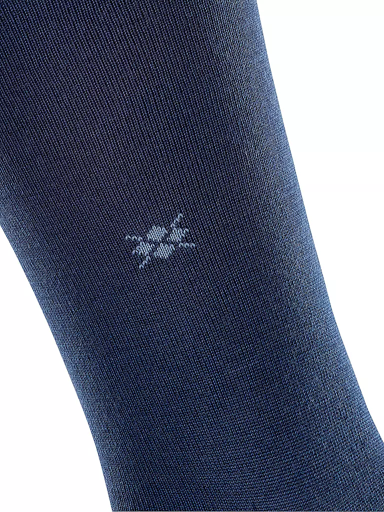 BURLINGTON | Chaussettes hautes pour homme LEEDS 40-46 marine | 