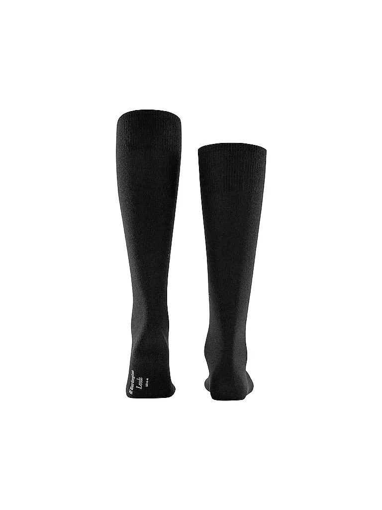 BURLINGTON | Chaussettes hautes pour homme LEEDS 40-46 noir | 