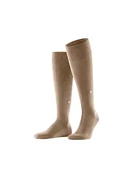 BURLINGTON | Chaussettes hautes pour homme LEEDS 40-46 marron foncé | Camel