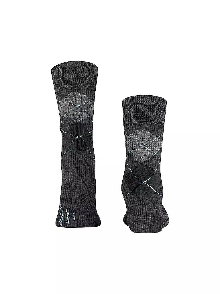 BURLINGTON | Chaussettes homme 40-46 MANCHESTER anthracite chiné | 