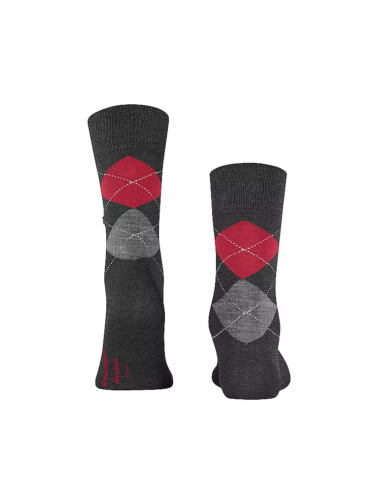 BURLINGTON | Chaussettes homme 40-46 MANCHESTER anthracite chiné | 