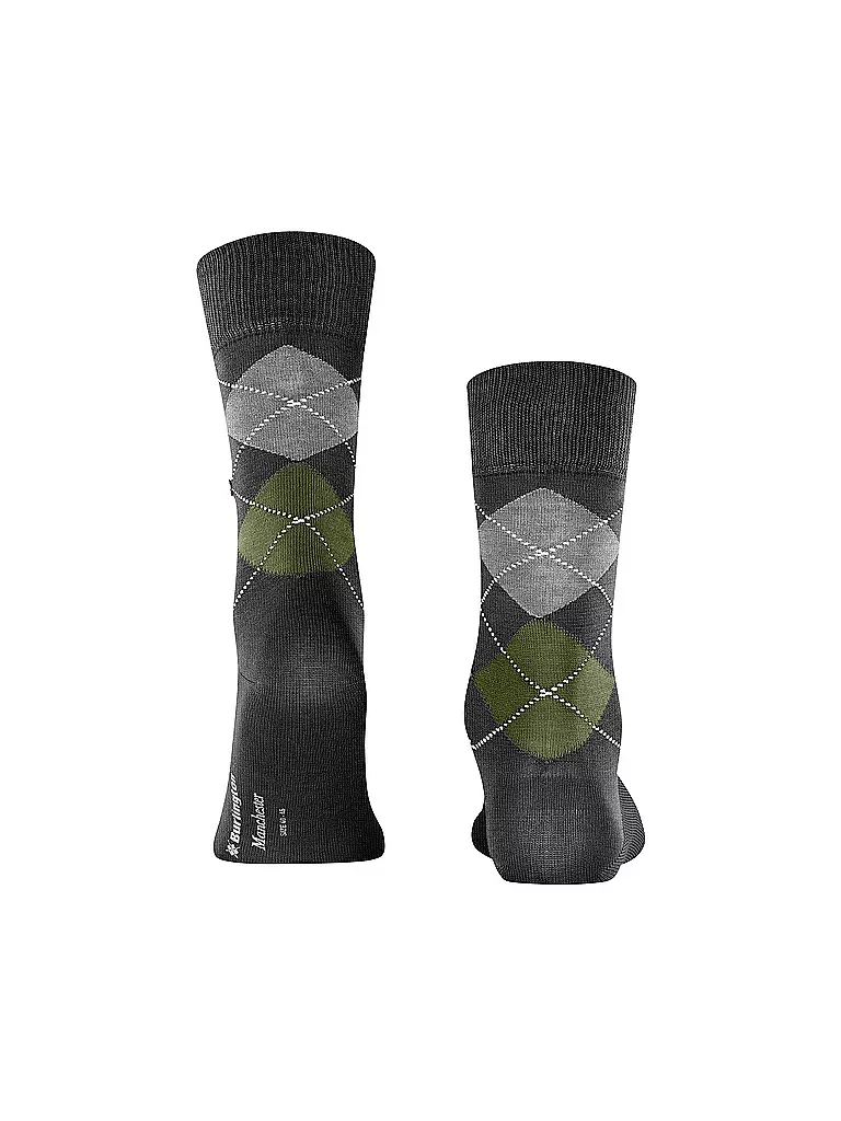 BURLINGTON | Chaussettes homme 40-46 MANCHESTER anthracite chiné | 