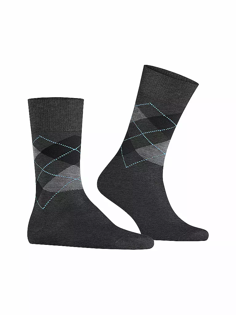 BURLINGTON | Chaussettes homme 40-46 MANCHESTER anthracite chiné | 