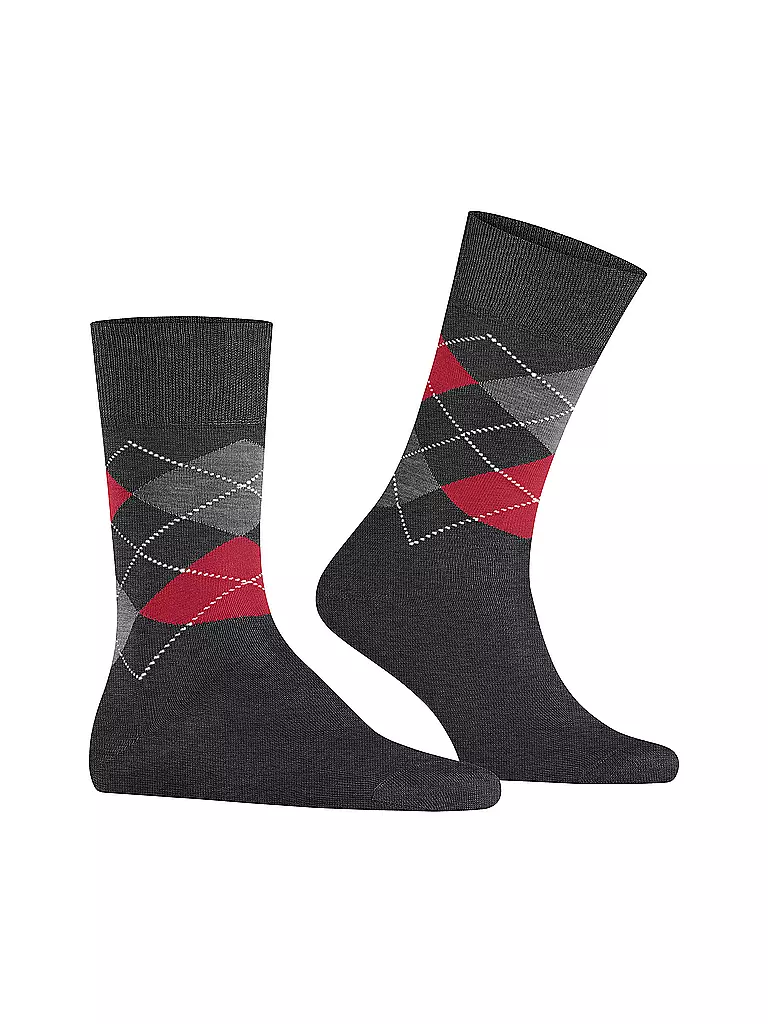 BURLINGTON | Chaussettes homme 40-46 MANCHESTER anthracite chiné | 