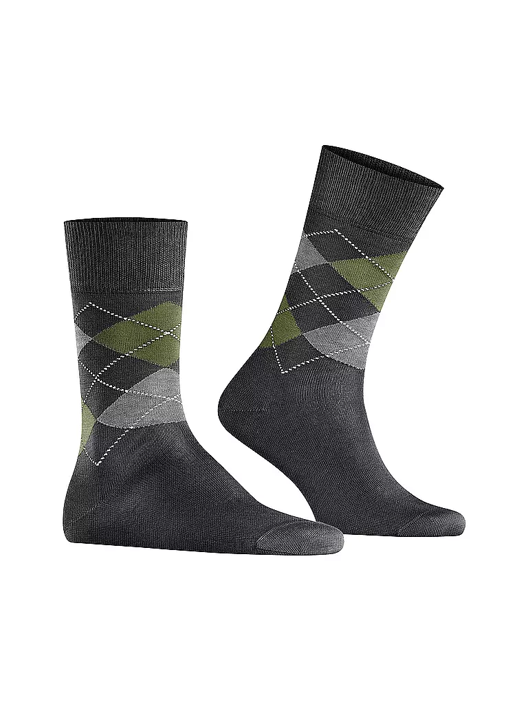 BURLINGTON | Chaussettes homme 40-46 MANCHESTER anthracite chiné | 