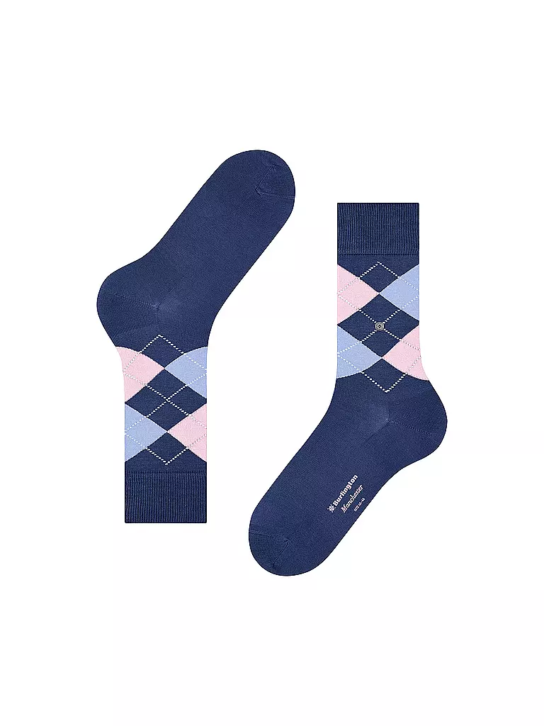BURLINGTON | Chaussettes homme 40-46 MANCHESTER bleu nuit | 
