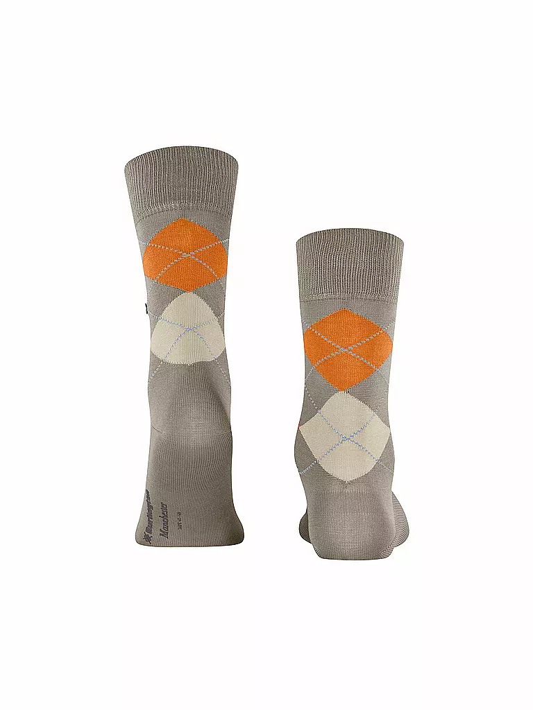 BURLINGTON | Chaussettes homme 40-46 MANCHESTER cognac | grau