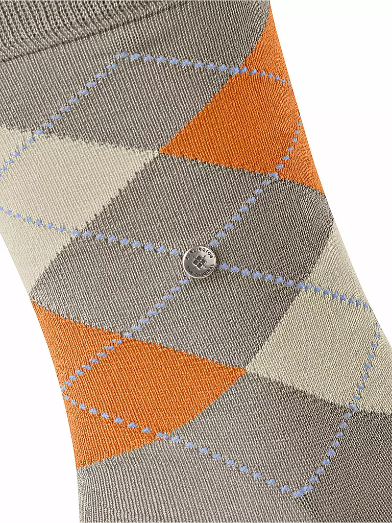 BURLINGTON | Chaussettes homme 40-46 MANCHESTER cognac | grau