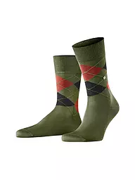 BURLINGTON | Chaussettes homme 40-46 MANCHESTER shamrock | Olive