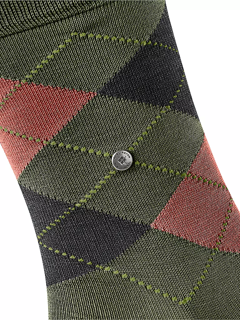 BURLINGTON | Chaussettes homme 40-46 MANCHESTER flourite | olive