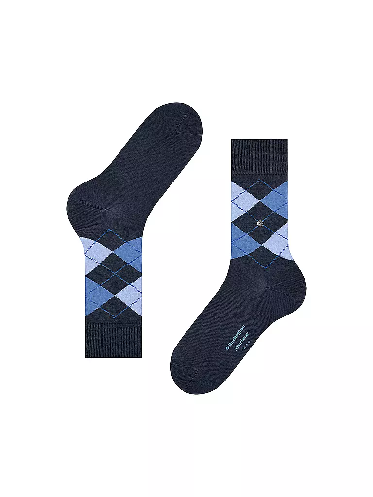 BURLINGTON | Chaussettes homme 40-46 MANCHESTER marine | 