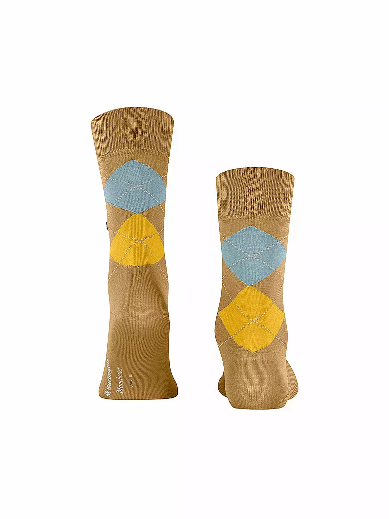BURLINGTON | Chaussettes homme 40-46 MANCHESTER moutarde | 