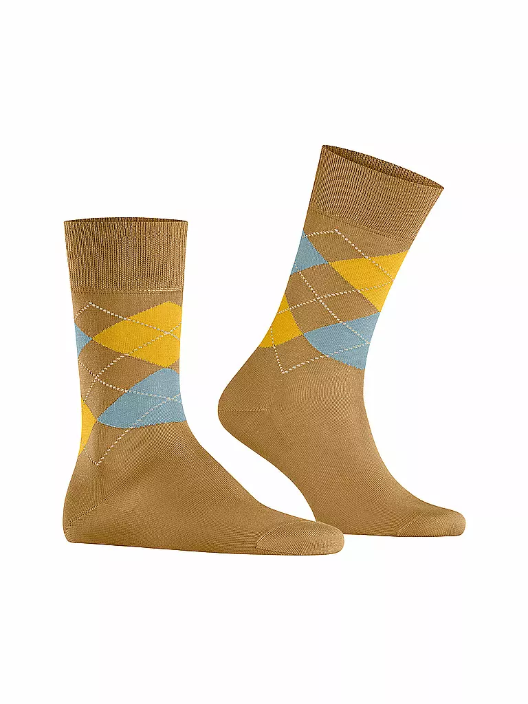 BURLINGTON | Chaussettes homme 40-46 MANCHESTER moutarde | 