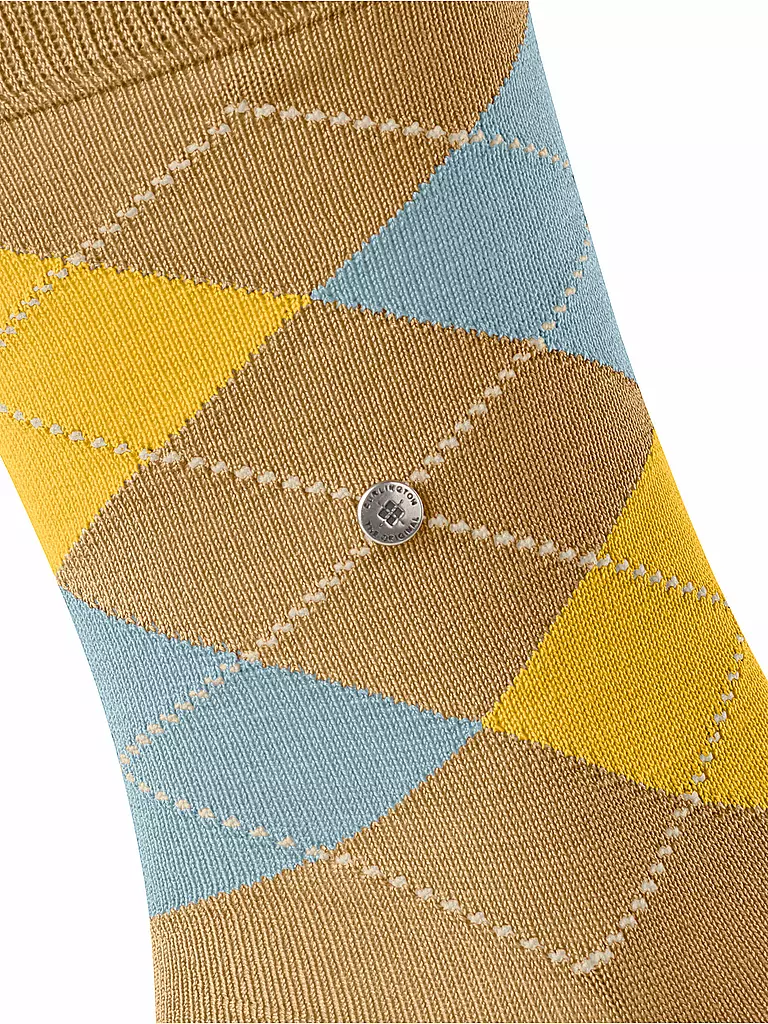 BURLINGTON | Chaussettes homme 40-46 MANCHESTER moutarde | 