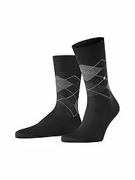 BURLINGTON | Chaussettes homme 40-46 MANCHESTER shamrock | Noir
