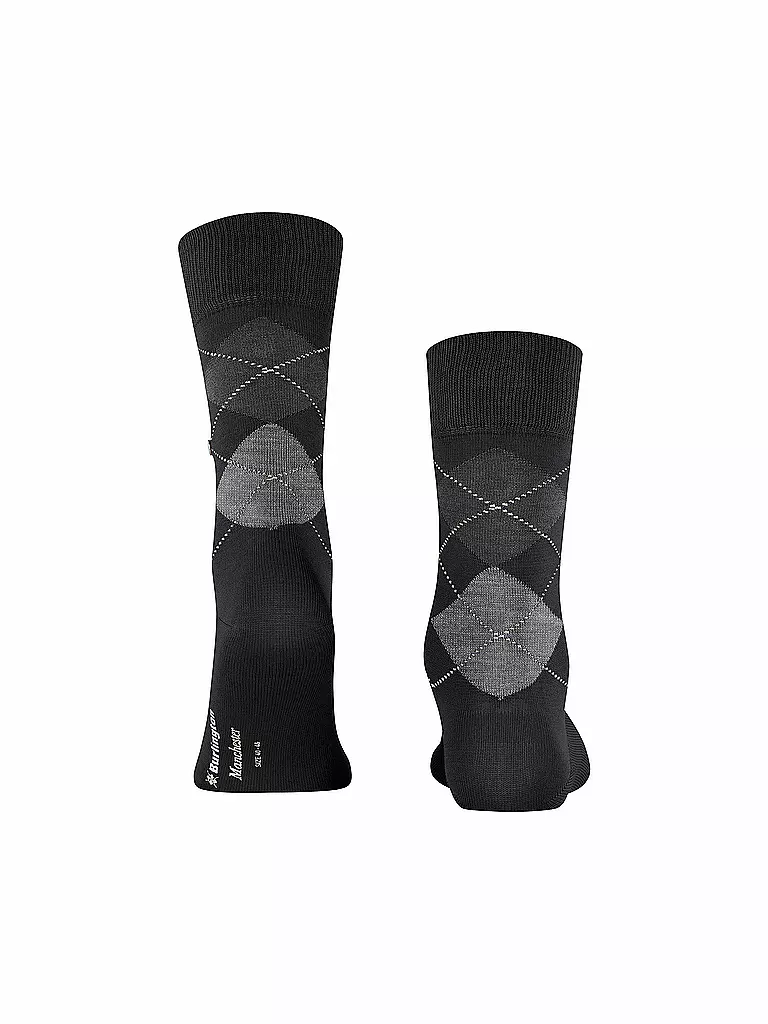 BURLINGTON | Chaussettes homme 40-46 MANCHESTER noir | 
