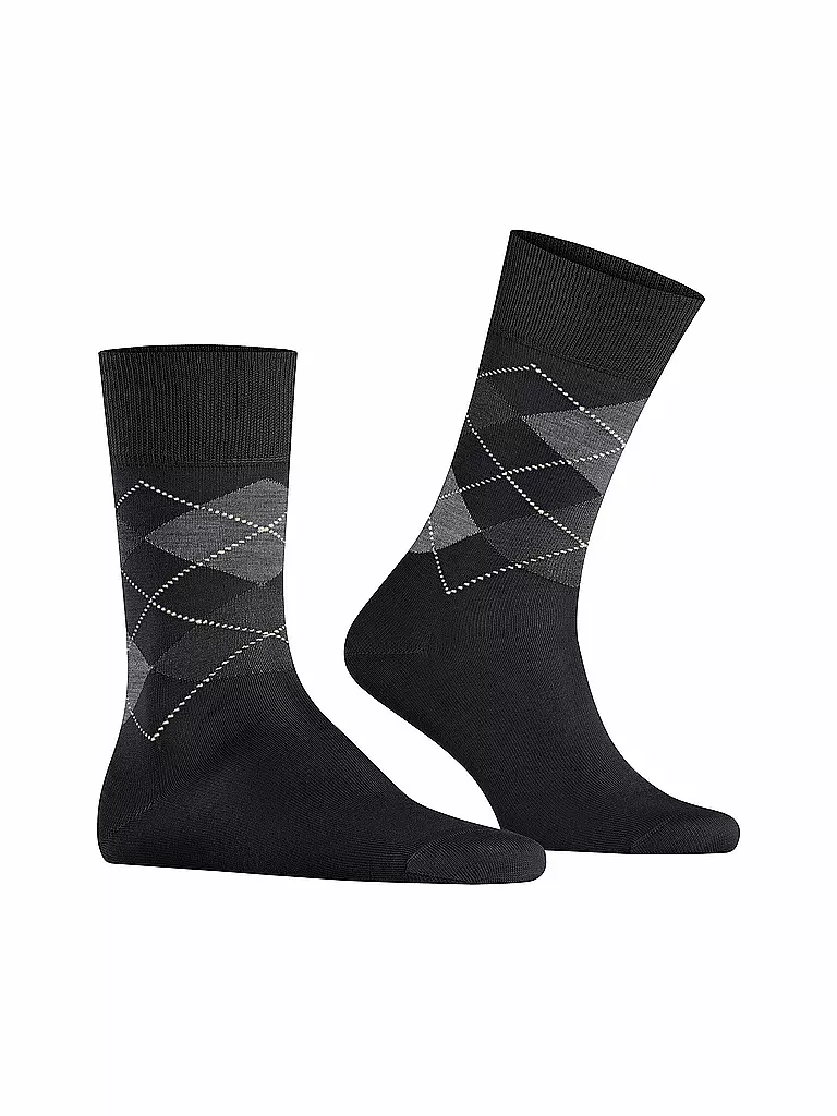BURLINGTON | Chaussettes homme 40-46 MANCHESTER noir | 