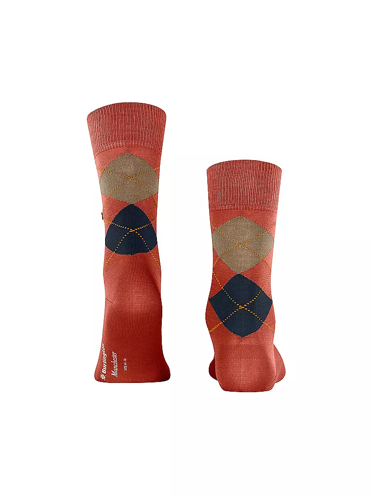 BURLINGTON | Chaussettes homme 40-46 MANCHESTER orange | orange